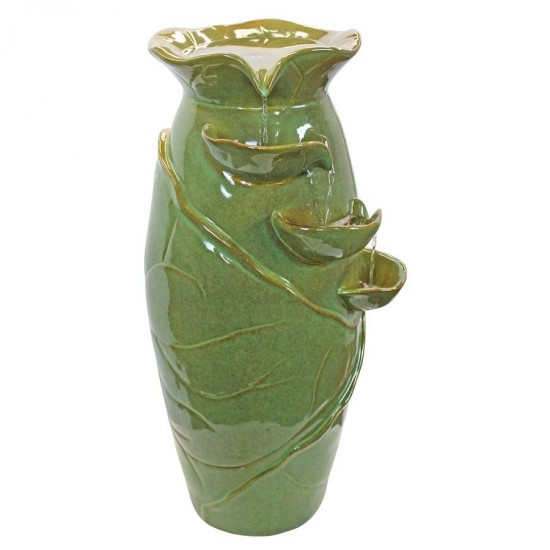 Design Toscano Ceramic Cascading Vines Fountain