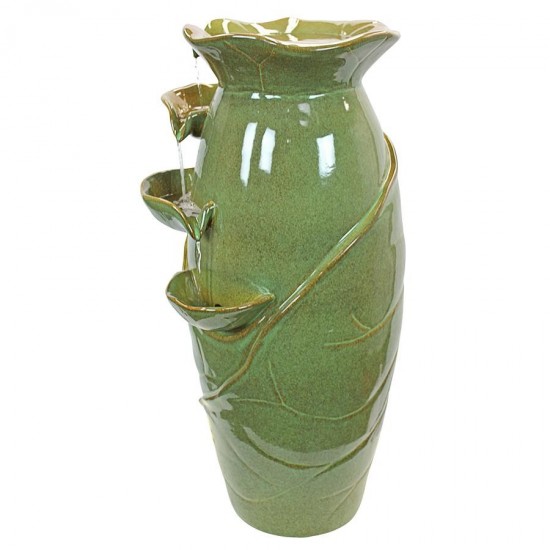 Design Toscano Ceramic Cascading Vines Fountain