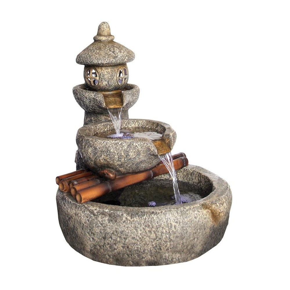 Design Toscano Tranquil Springs Pagoda Fountain