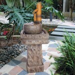 Design Toscano Bamboo Wellspring Pedestal Fountain