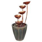 Design Toscano Copper Falls Cascading Garden Fountain