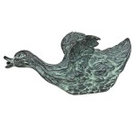 Design Toscano Sliding Bronze Duck