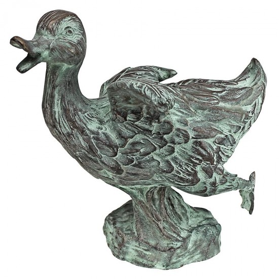 Design Toscano Dancing Bronze Duck