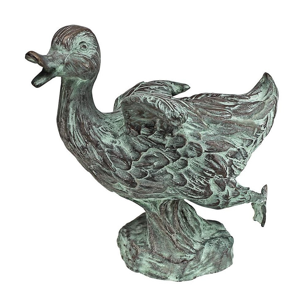 Design Toscano Dancing Bronze Duck