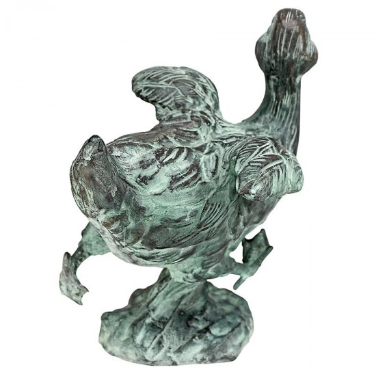 Design Toscano Dancing Bronze Duck