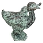 Design Toscano Dancing Bronze Duck