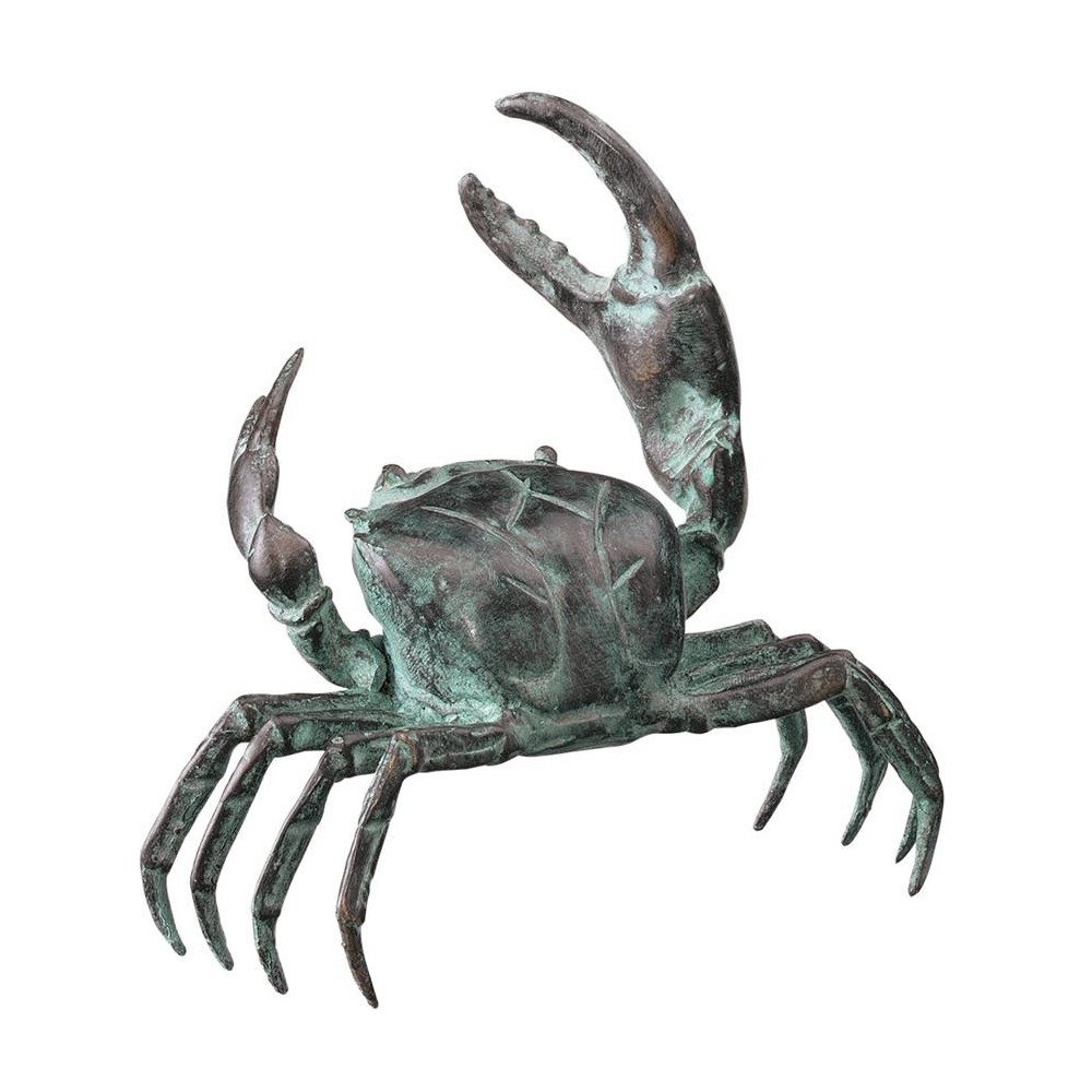 Design Toscano Small Bronze Crab