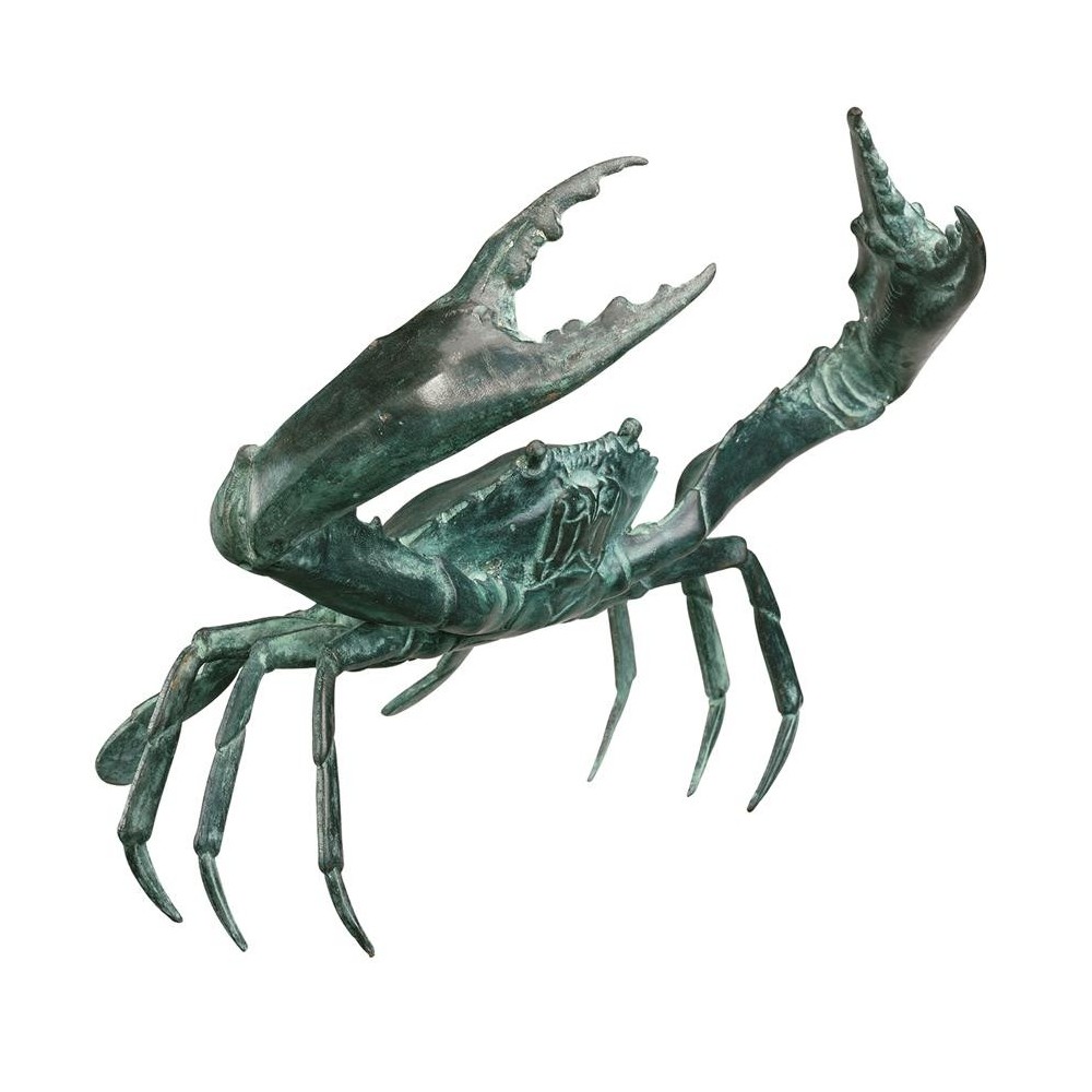 Design Toscano Large Bronze Crab Design Toscano Large Bronze Crab