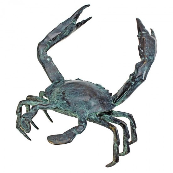 Design Toscano Large Bronze Crab