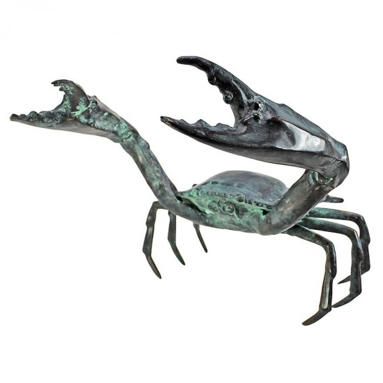 Design Toscano Large Bronze Crab