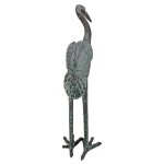 Design Toscano Bronze Crane Curved Neck Small