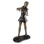 Design Toscano Estate Size Young Violinist Bronze