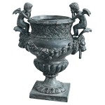 Design Toscano Large Duval Cupid Urn Ups