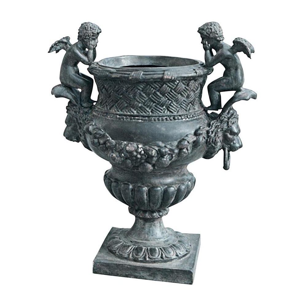 Design Toscano Large Duval Cupid Urn Ups