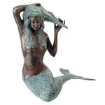 Design Toscano Medium Isle Of Capri Bronze Mermaid