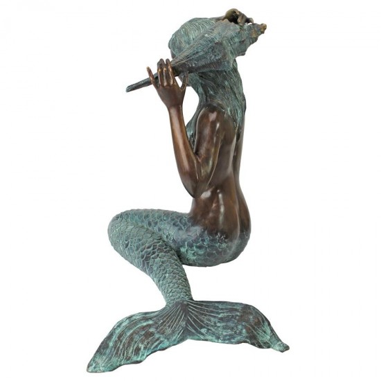 Design Toscano Medium Isle Of Capri Bronze Mermaid