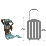 Design Toscano Large Isle Of Capri Bronze Mermaid