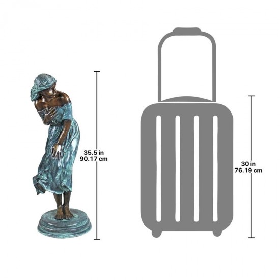 Design Toscano Windblown Bronze