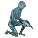 Design Toscano Man With Shell Bronze