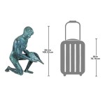 Design Toscano Man With Shell Bronze