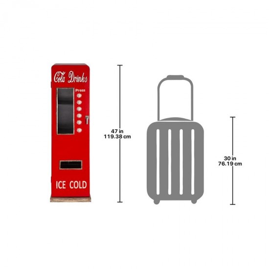Design Toscano 1950S Retro Cola Pop Machine Cabinet