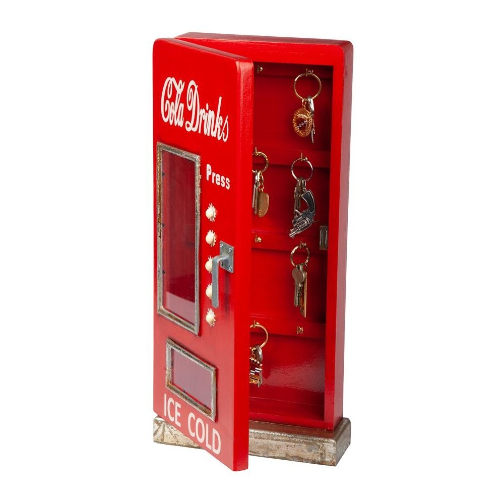 Design Toscano 1950S Retro Cola Pop Machine Key Cabinet Design Toscano 1950S Retro Cola Pop Machine Key Cabinet