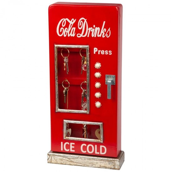 Design Toscano 1950S Retro Cola Pop Machine Key Cabinet