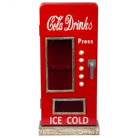 Design Toscano 1950S Retro Cola Pop Machine Key Cabinet