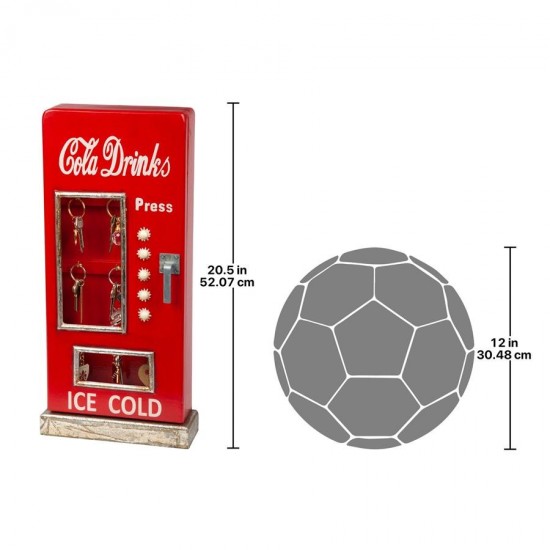 Design Toscano 1950S Retro Cola Pop Machine Key Cabinet