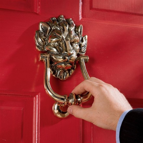 Design Toscano 10 Downing Str Lion Door Knocker