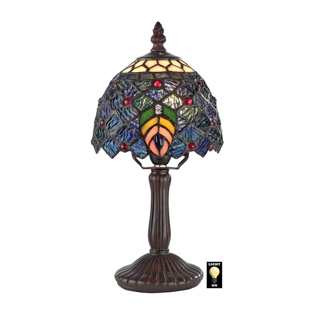 Design Toscano Ravishing Peacock Petite Table Lamp