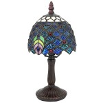 Design Toscano Ravishing Peacock Petite Table Lamp