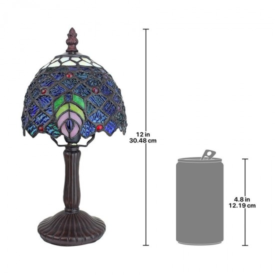 Design Toscano Ravishing Peacock Petite Table Lamp