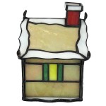 Design Toscano Gingerbread House Stained Glass Lamp