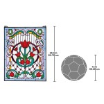 Design Toscano Tulip Treasure Stained Glass Window