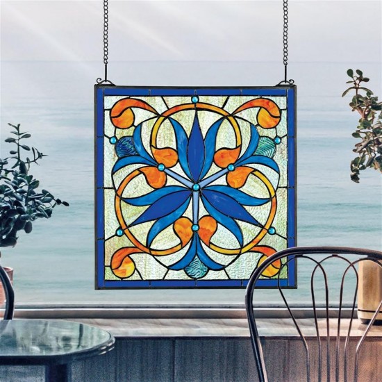 Design Toscano Mokara Orchid Trefoil Window