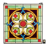 Design Toscano Celtic Floral Quatrefoil Window