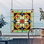 Design Toscano Celtic Floral Quatrefoil Window