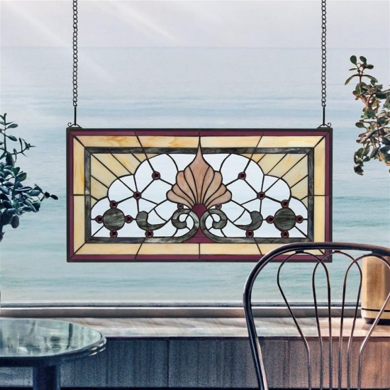 Design Toscano Victoria Lane Stained Glass Window