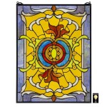 Design Toscano Gilded Age Stained Glass Window