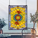 Design Toscano Gilded Age Stained Glass Window