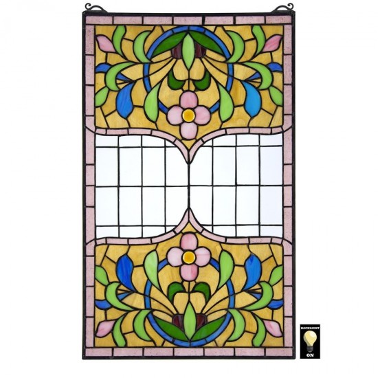 Design Toscano Eaton Place Stained Glass Window