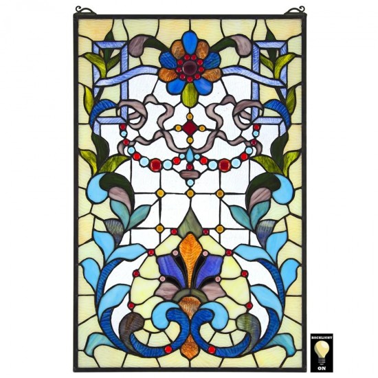 Design Toscano Bonifacio Stained Glass Window