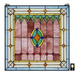 Design Toscano Craftsman Stained Glass Window