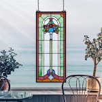 Design Toscano Bouquet Of Poseys Stained Glass Window