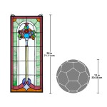 Design Toscano Bouquet Of Poseys Stained Glass Window