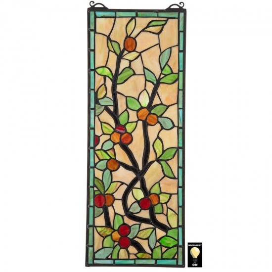 Design Toscano Morris Trellis Stained Glass Window