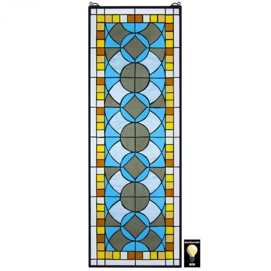 Design Toscano Boundless Rhythm Stained Glass Window