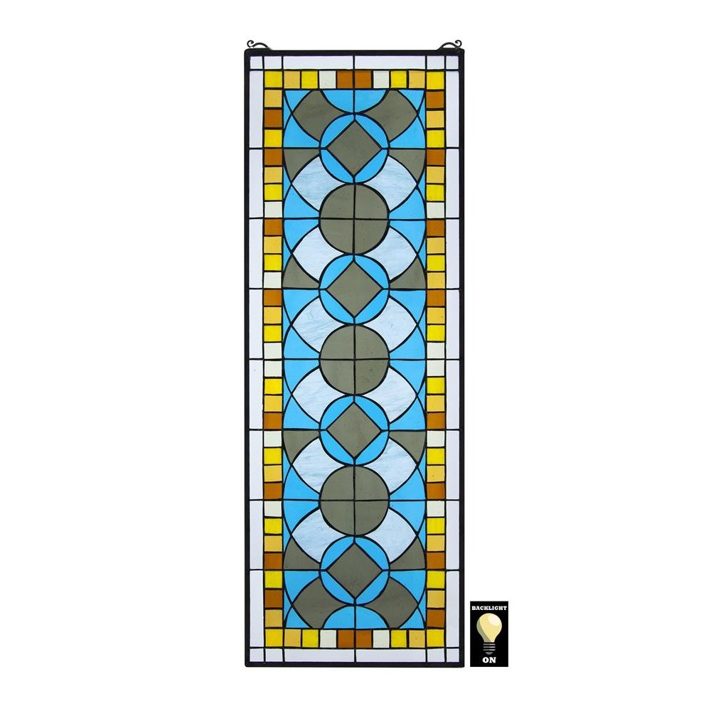 Design Toscano Boundless Rhythm Stained Glass Window