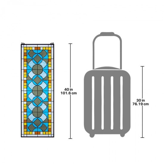 Design Toscano Boundless Rhythm Stained Glass Window